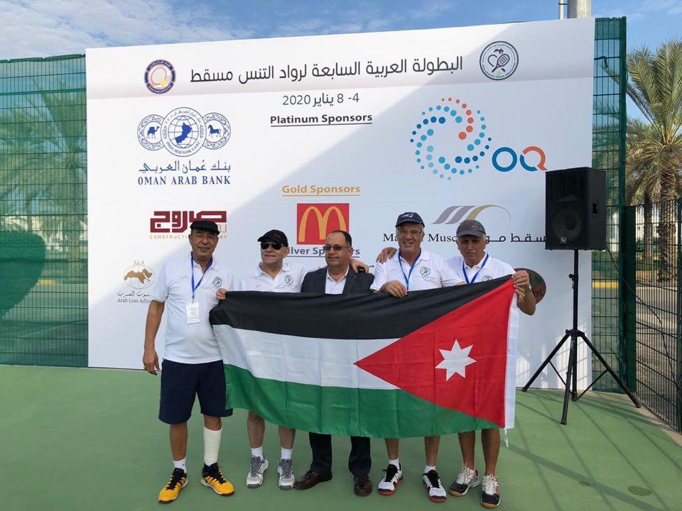 نتائج متميزة لرواد التنس في البطولة العربية السابعة