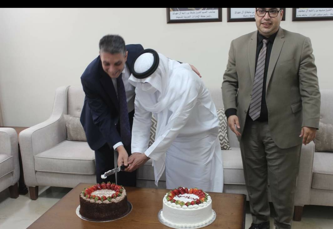  سعادة أحمد البلوشي سفير دولة الامارات العربية في الاردن يحتفي بعيد ميلاد السيد يوسف الزعبي  