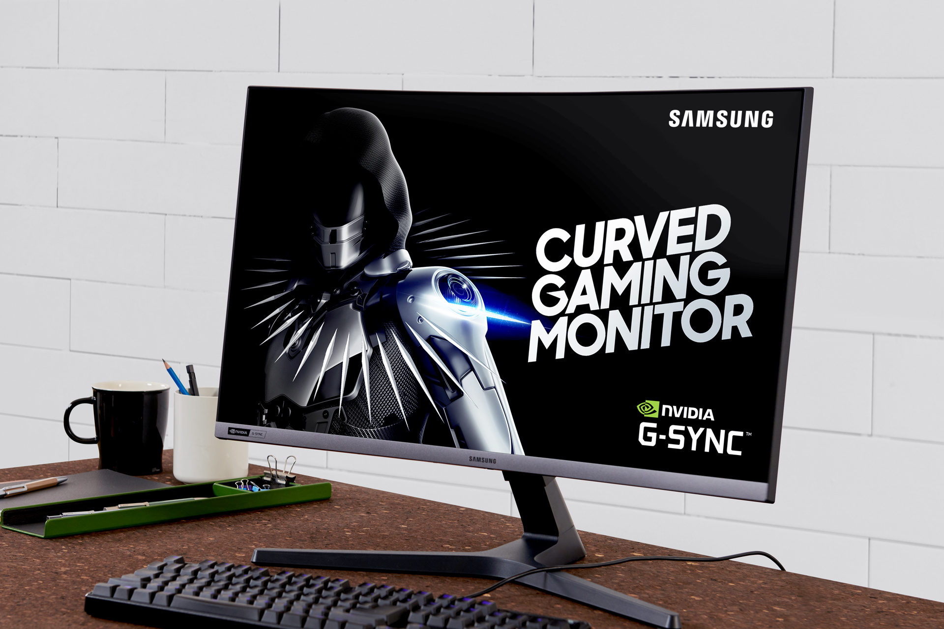 &سامسونج إلكترونيكس& تطلق شاشة الألعاب المنحنية CRG5 بتقنية G-Sync وبمعدل تحديث فائق يبلغ 240 هيرتز
