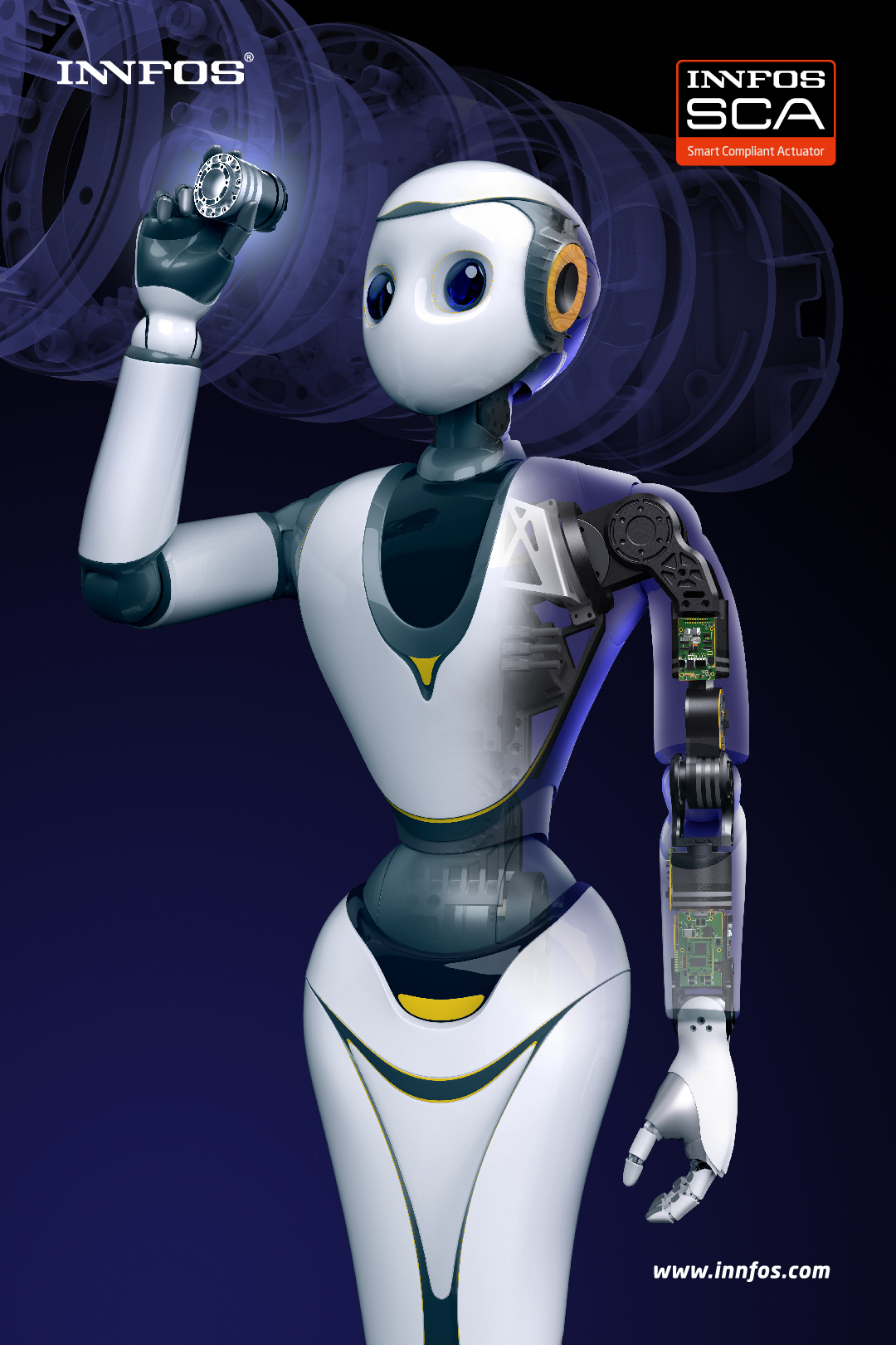 إنفوس تكشف عن الروبوت الذكيّ إكس آر 1 خلال المؤتمر العالمي للجوّال