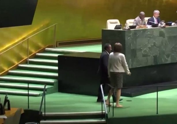 بالفيديو .. لأول مرة .. شاهد: زغاريد داخل أروقة الأمم المتحدة !
