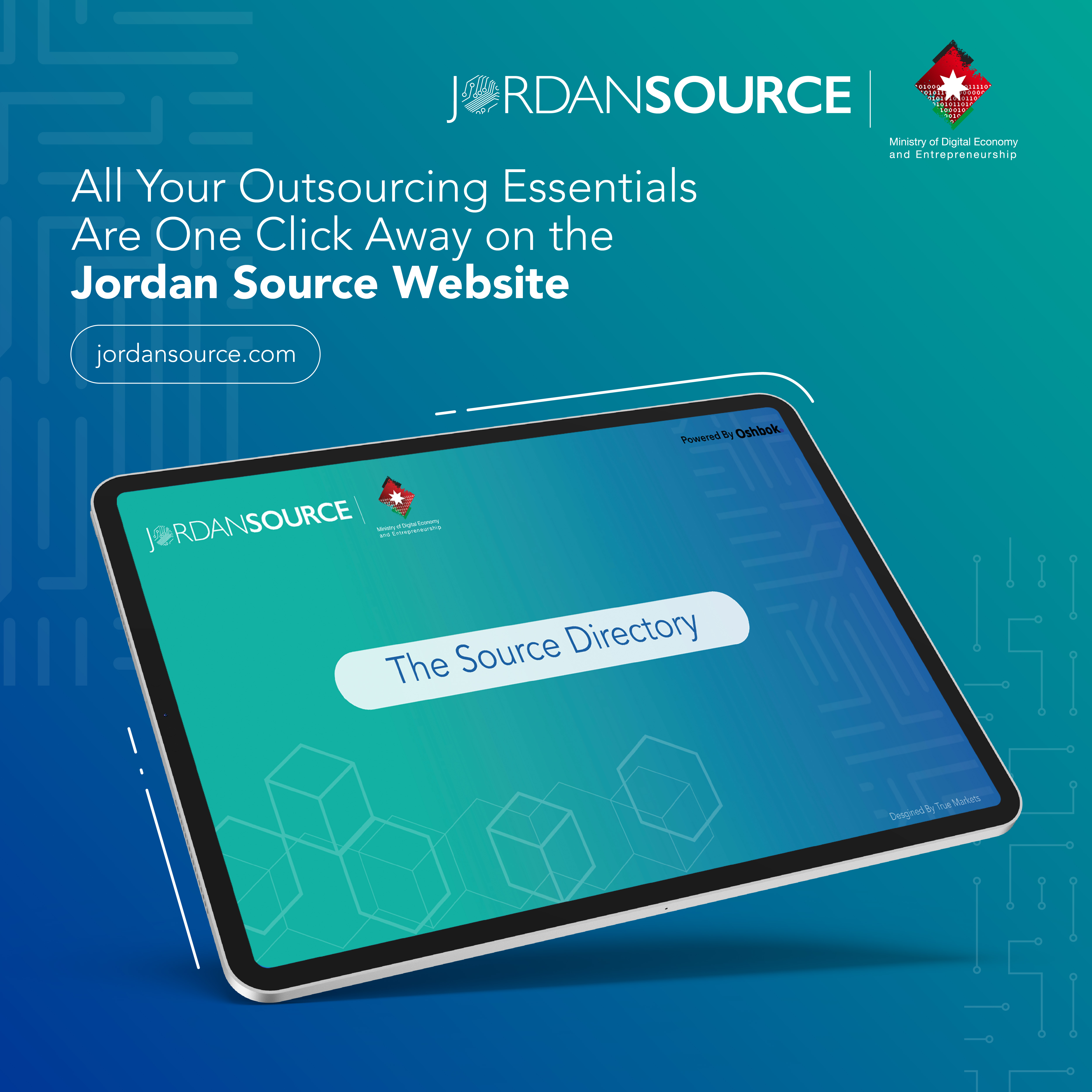 برنامج Jordan Source يطلق رسمياً البوابة الإلكترونية الشاملة لقطاع التعهيد الخارجي والألعاب الإلكترونية 《The Source Directory》