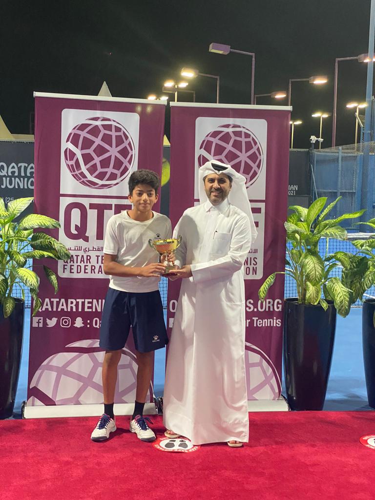 انجاز اسيوي لمالك القرنة في البطولة الاسيوية للتنس في قطر