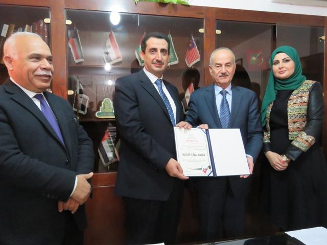 جامعة عمان الاهلية تحصل على شهادة ضمان الجودة من هيئة اعتماد مؤسسات التعليم العالي وضمان جودتها