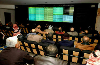 تراجع الرقم القياسي لأسعار الأسهم في بورصة عمان