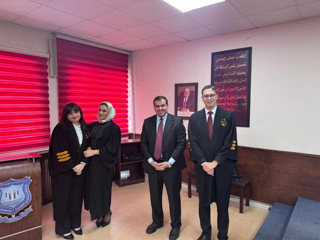 كلية الحقوق في عمّان الأهلية تحرز المركز الأول وتمثل الأردن في مسابقة المحكمة الصورية العربية 2026