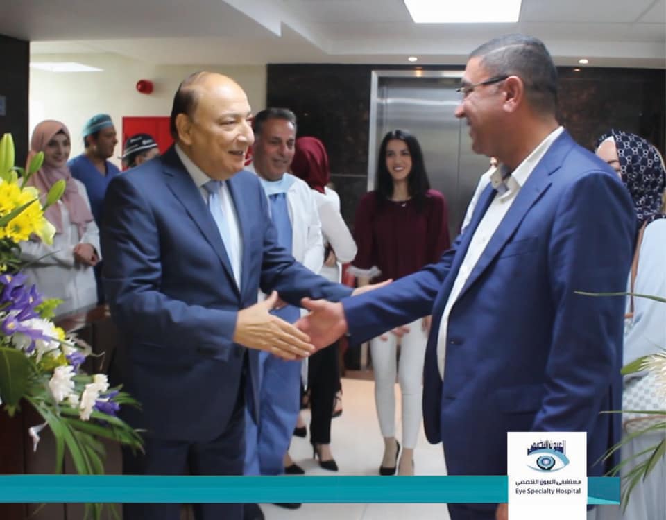 تحت رعاية رئيس هيئة المديرين افتتاح عيادة الدكتور سامر الجيزاوي في مُستشفى العيون التخصصي