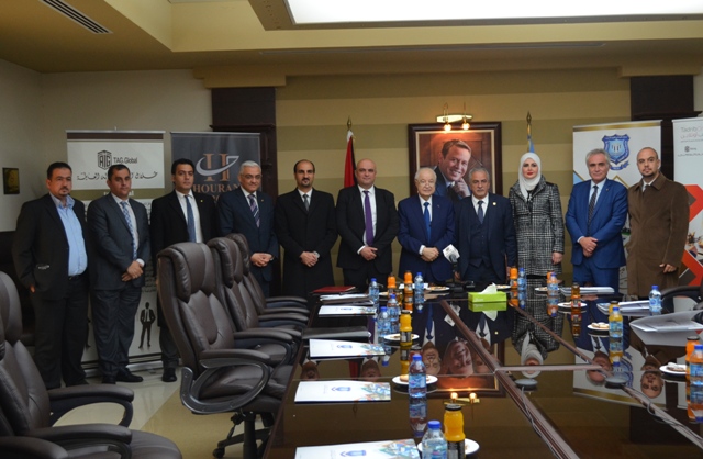 اتفاقية تعاون بين جامعة عمان الأهلية وأبو غزالة العالمية للتدريب إلكترونياً