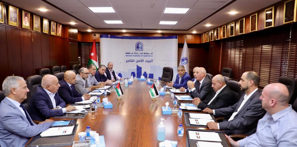 تجارة عمان تدعو لتجاوز معيقات تعزيز التجارة بين الاردن وفلسطين