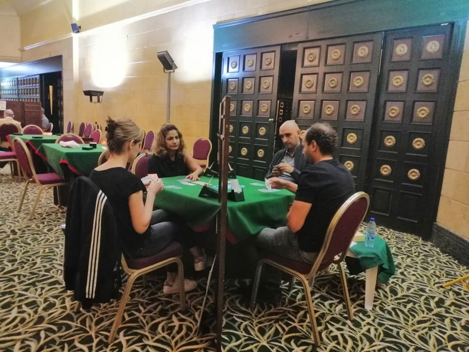 تواصل منافسات بطولة الأندية العربية للبريدج بمشاركة (8) اندية من (5) دول عربية