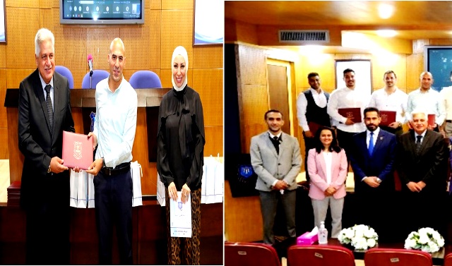 حفل تخريج طلبة الدبلوم التدريبي 《المدرب الشخصي الشامل》في جامعة عمان الاهلية