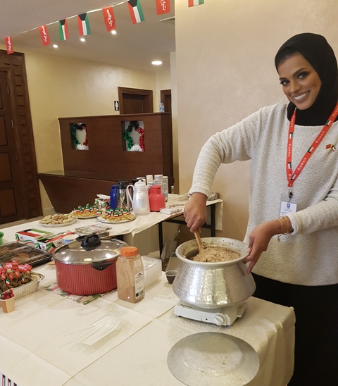 الطلبة الكويتيون بجامعة عمان الاهلية يحتفلون بالعيد الوطني لبلادهم