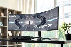 سامسونج تطلق شاشة الألعاب المنحنية Odyssey G9 الأولى من نوعها في العالم   