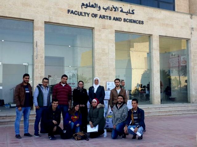 استمراراً للحملات التي تنظمها كلية الآداب والعلوم في جامعة عمان 