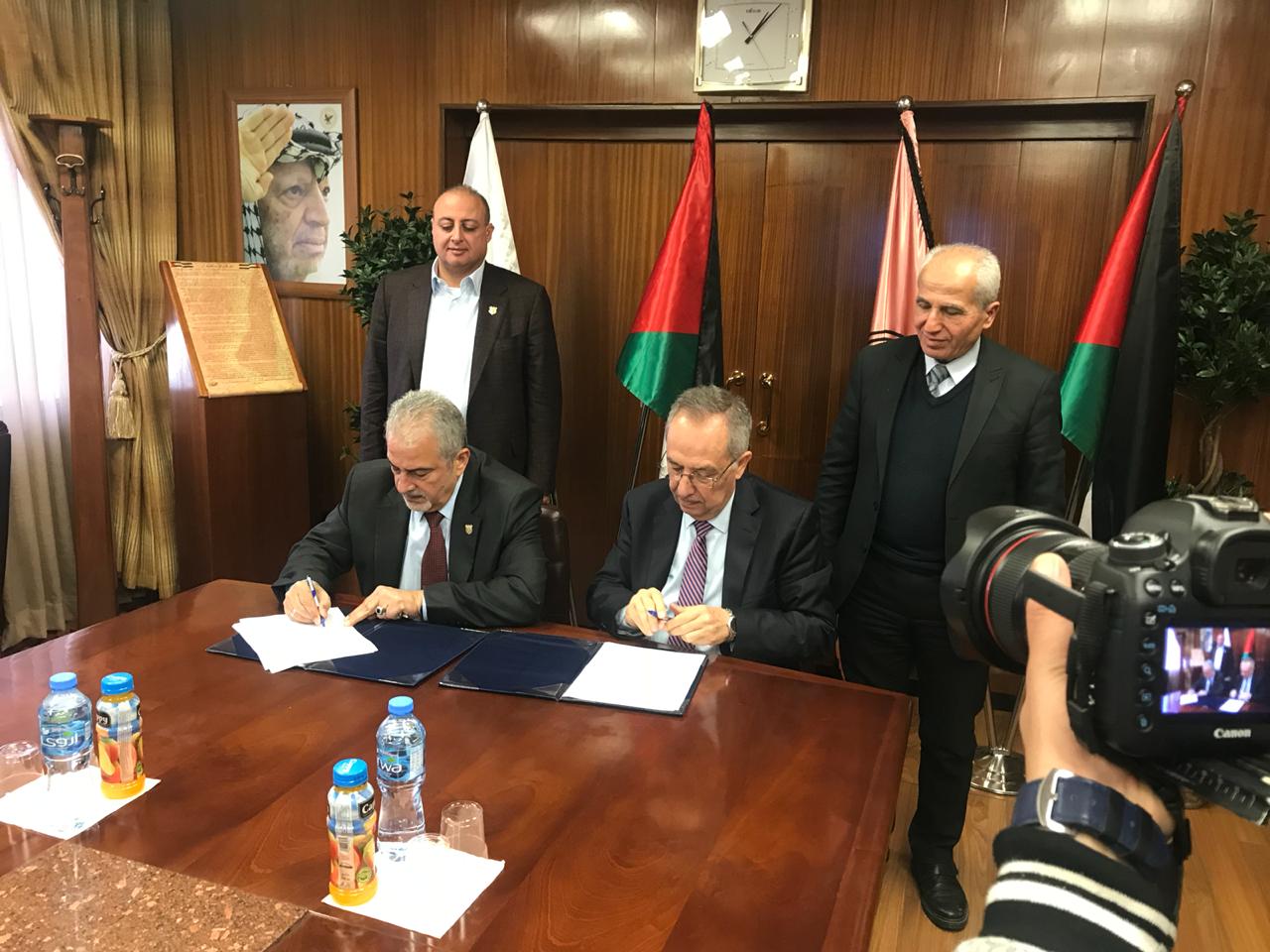 اتفاقية تعاون مشترك بين جامعة عمان الاهلية وجامعة النجاح الوطنية بنابلس (صور)