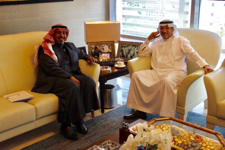 سمو السفير يستقبل معالي السفير اليمني لدى المملكة الأردنية الهاشمية .