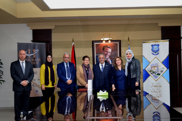 جامعة عمان الأهلية توقع مذكرة تفاهم مع جامعة  ليبر دي بروكسل البلجيكية