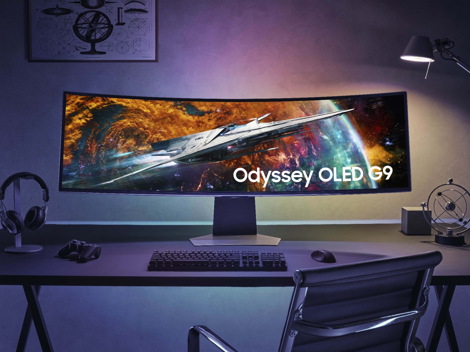 سامسونج تدّشن حقبة جديدة في تكنولوجيا ألعاب OLED مع الإصدار العالمي لشاشة Odyssey OLED G9
