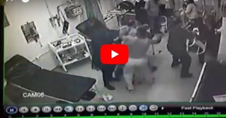 بالفيديو...مطرب مشهور يعتدي بالضرب المبرح على طبيب بغرفة الطوارىء