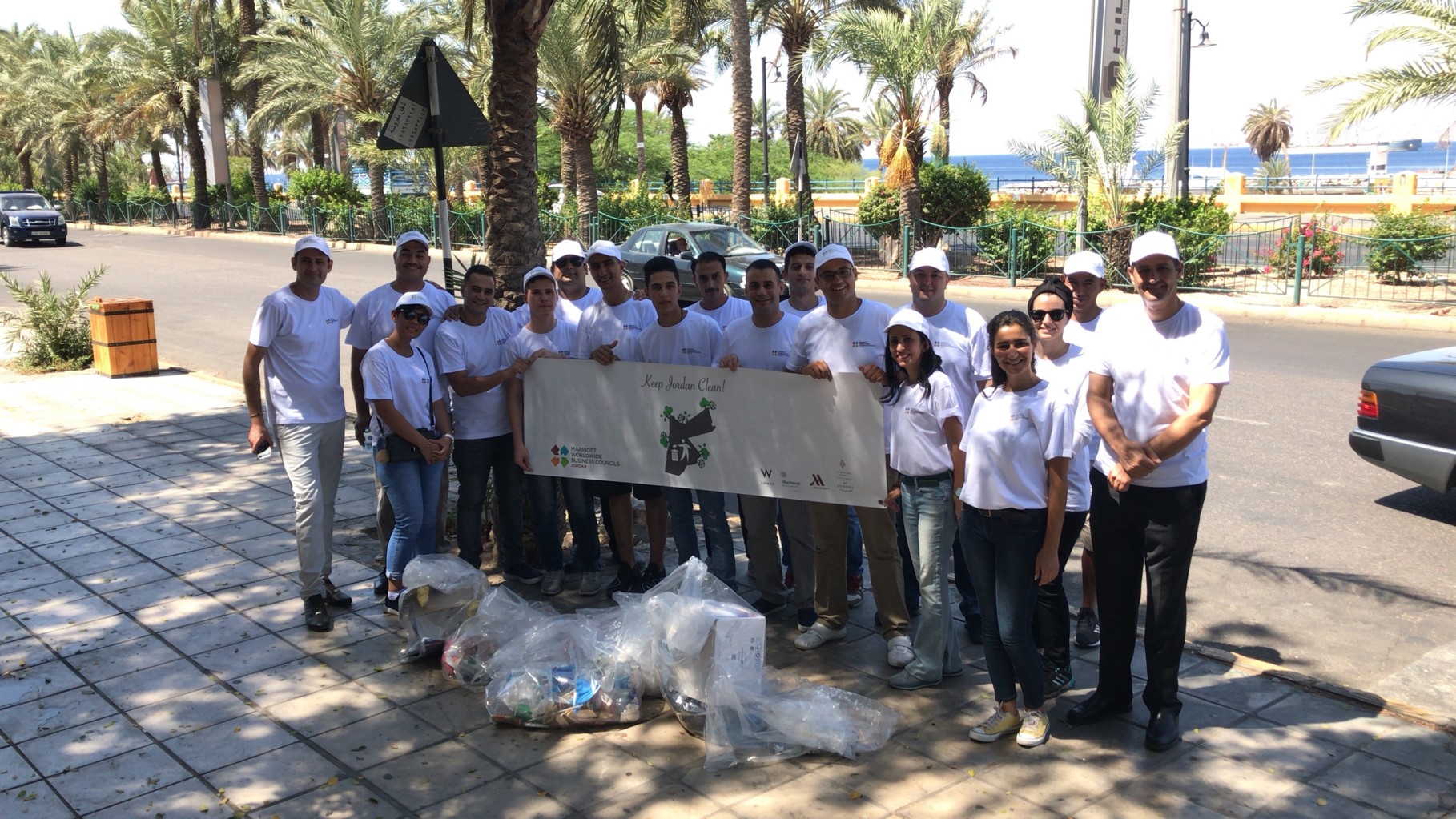 مجموعة ماريوت الدولية في الأردن تطلق حملة حافظ على نظافة الأردن البيئية
