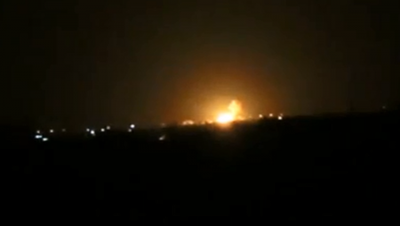 صاروخان إسرائيليان استهدفا مطار دمشق