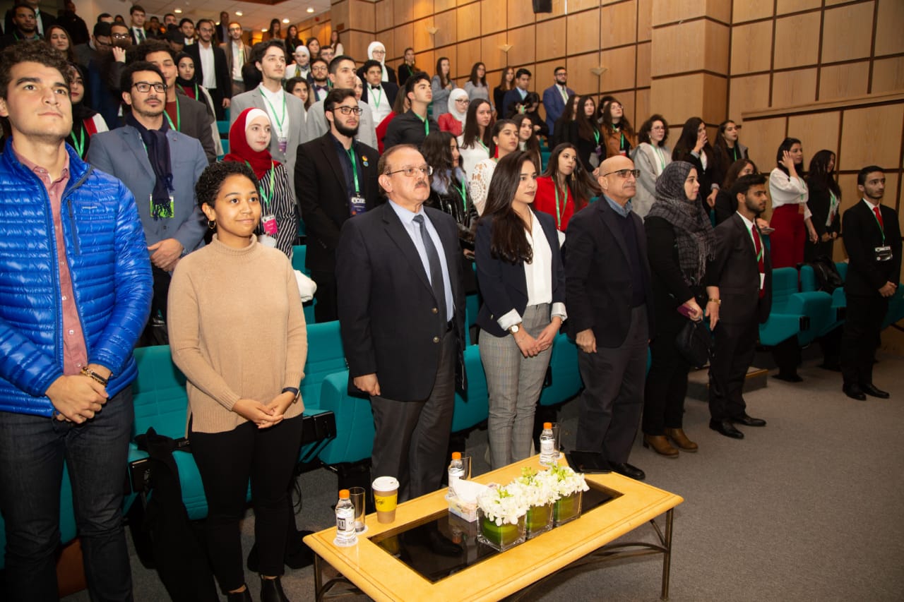 افتتاح فعاليات مؤتمر نادي نموذج هيئة الأمم المتحدة الثامن في جامعة الأميرة سمية للتكنولوجيا