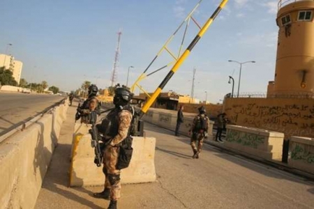استهداف سفارة أمريكا في العراق بـ 5 قذائف صاروخية