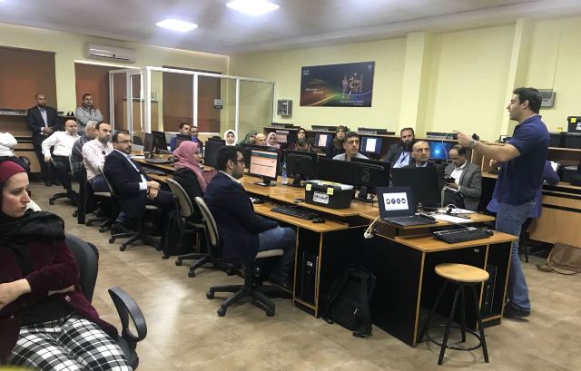ورشة عمل لقسم الشبكات وأمن المعلومات في جامعة عمان الأهلية