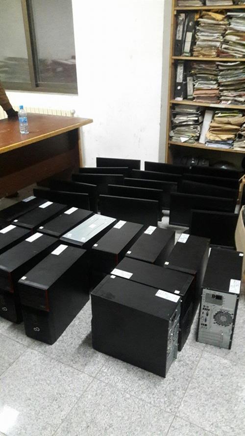 بالصور..... سرقة 15 جهاز حاسوب من مدرسة حكومية
