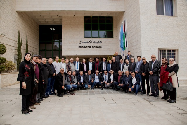 جامعة عمان الأهلية تستقبل وفداً فلسطينيا من مناطق 48