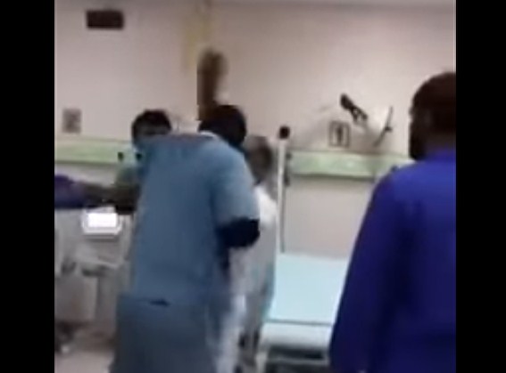 عمان : الاعتداء على ممرض بسكب براد قهوة ساخن على رأسه في مستشفى البشير