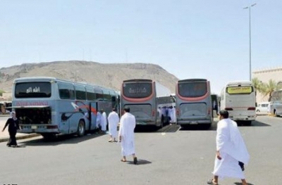 حافلات المعتمرين تتكدس على الحدود السعودية‎