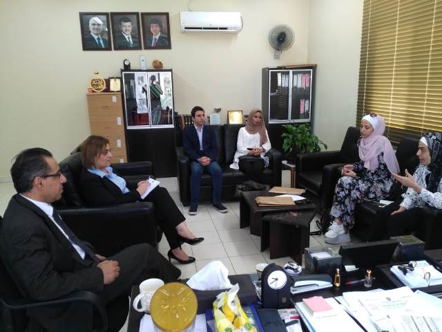 كلية الحقوق في جامعة عمان الأهلية تستضيف خبيرة العيادات القانونية منسقة برنامج  UNDP- LEGAL CLINICS 