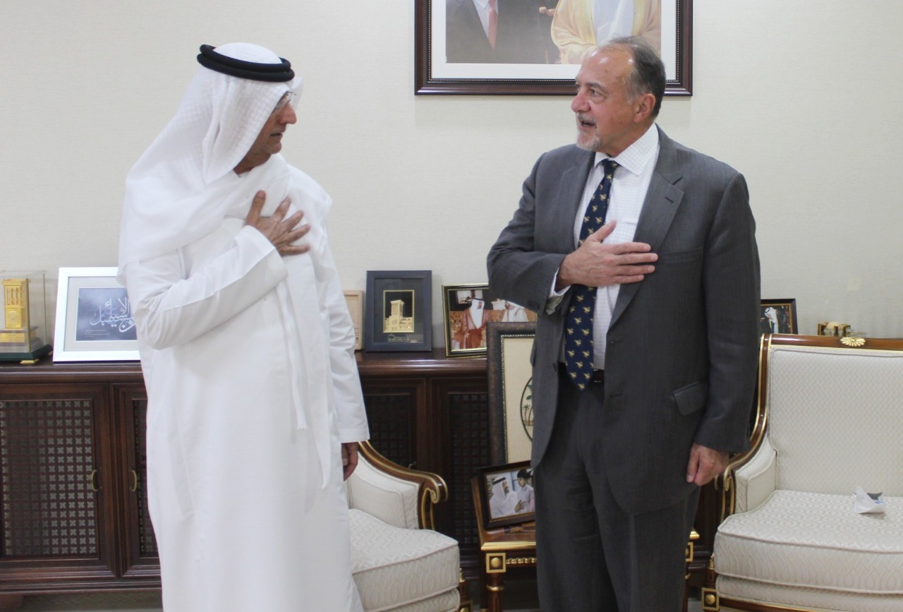 السفير الإماراتي في الأردن يلتقي السفير الأمريكي