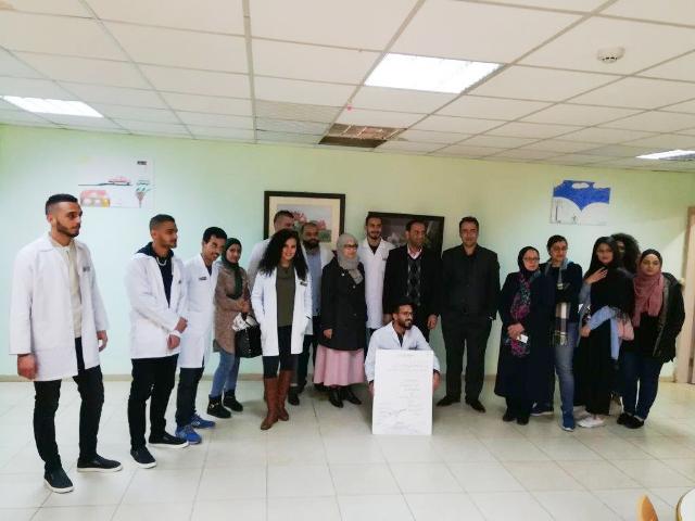 وفد من جامعة عمان الأهلية يزور مستشفى المركز الوطني للصحة النفسية