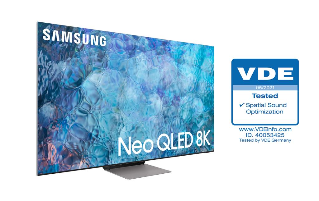 أجهزة تلفزيون سامسونج  Neo QLED تحصل على شهادة 《تحسين الصوت المكاني》 من VDE