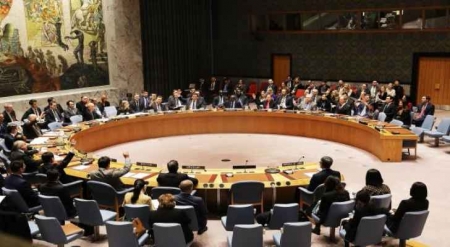 مجلس الأمن يفشل في تبني مشروع قرار روسي يدين الضربة الثلاثية على سوريا