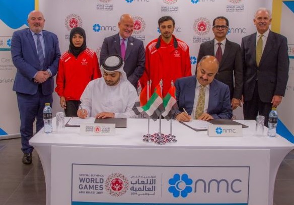 إن إم سي للرعاية الصحية تدعم دورة الألعاب العالمية للأولمبياد الخاص أبوظبي 2019