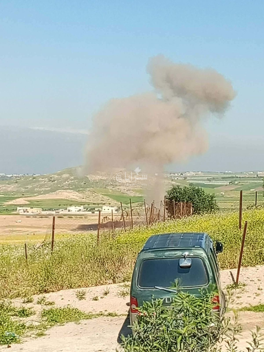 مصدر يكشف سبب الانفجار بالاغوار الشمالية .. صورة
