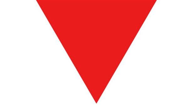 المثلث الأحمر المقلوب حديث مواقع التواصل.. فما القصة ؟