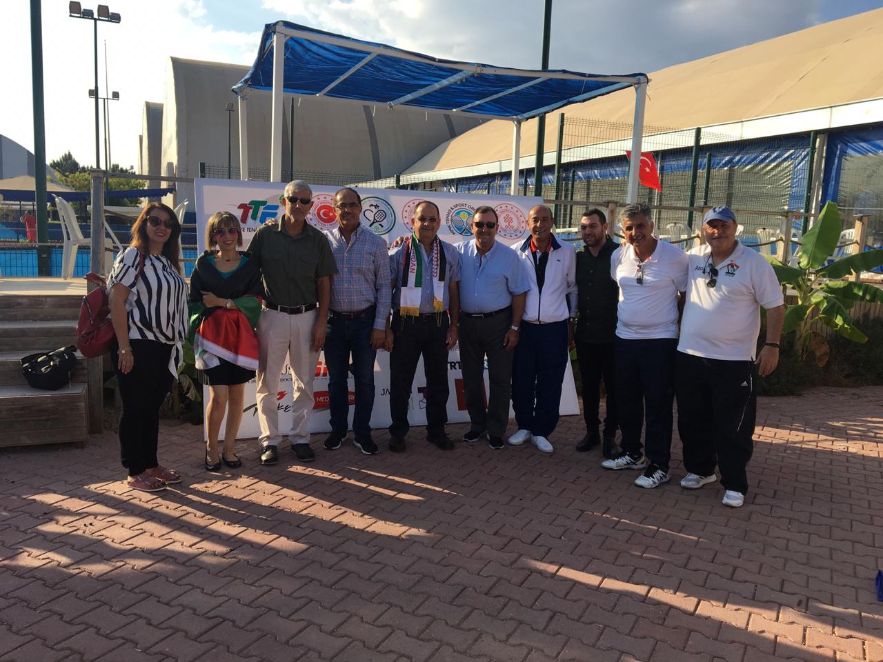 نادي التنس الاردني يشارك في بطولة انتاليا الاولى لرواد التنس العرب