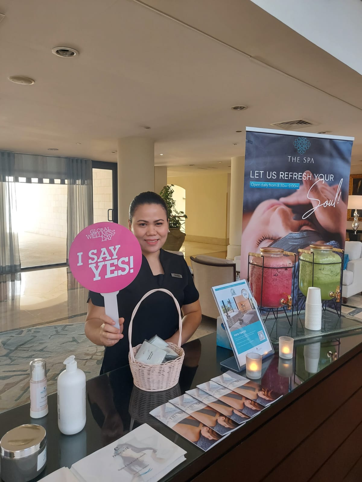 DEAD SEA MARRIOTT RESORT AND SPA CELEBRATES GLOBAL  WELLNESS DAY AT THE LOWEST POINT ON EARTH   