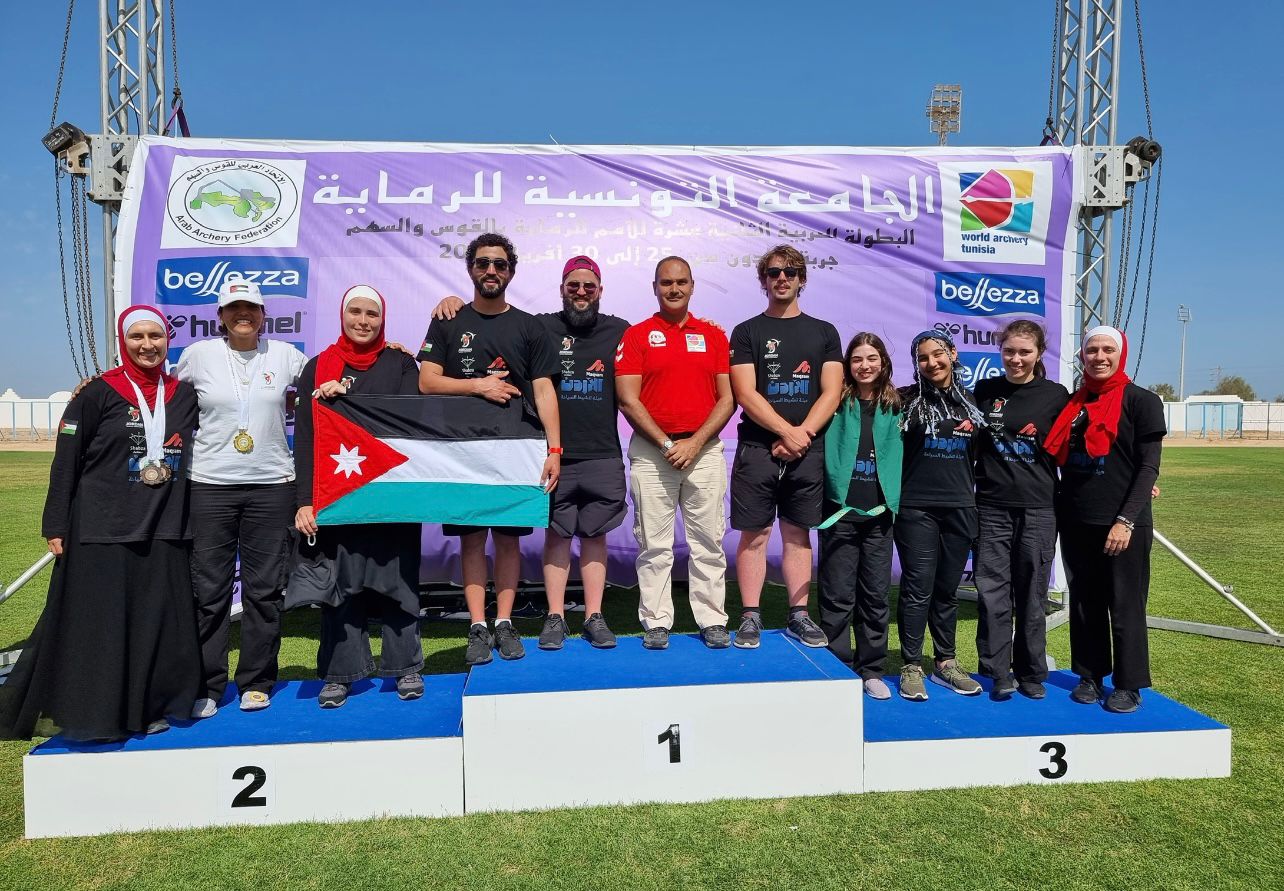منتخب الاردن للقوس والسهم يتوج ب 10 ميداليات ملونة في بطولة العرب 