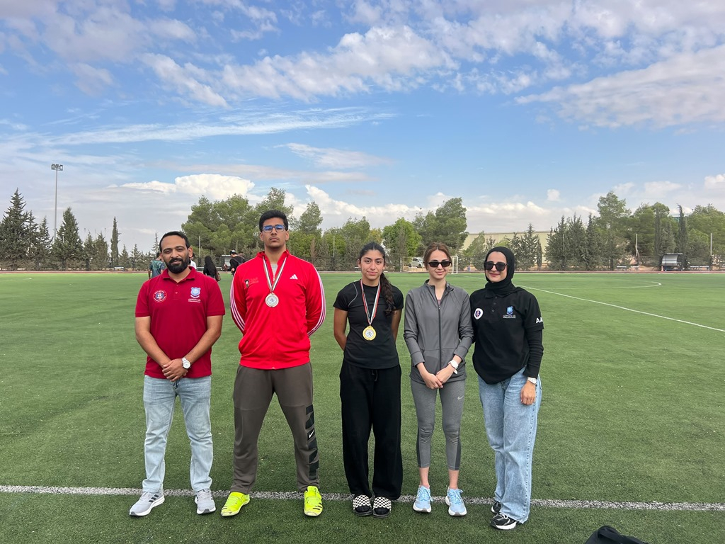  ذهبية وفضية لجامعة عمّان الأهلية ببطولة الجامعات الأردنية لألعاب القوى