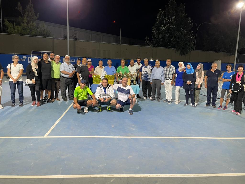 ختام البطولة التنشطية الثالثة لنادي التنس الاردني برعاية حمدان