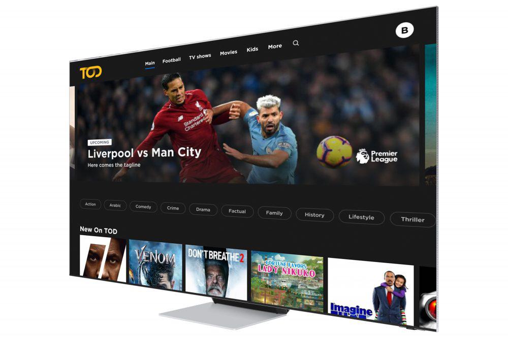 سامسونج للإلكترونيات تتوصل إلى شراكة جديدة مع منصة 《TOD》 لمنح مستخدمي أجهزة التلفزيون الذكية إمكانية الوصول إلى المحتوى الرياضي والترفيهي الحي