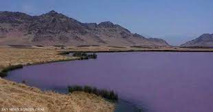 بحيرة 《ملونة》 تثير جدلا في العراق.. قبل كشف الأسباب