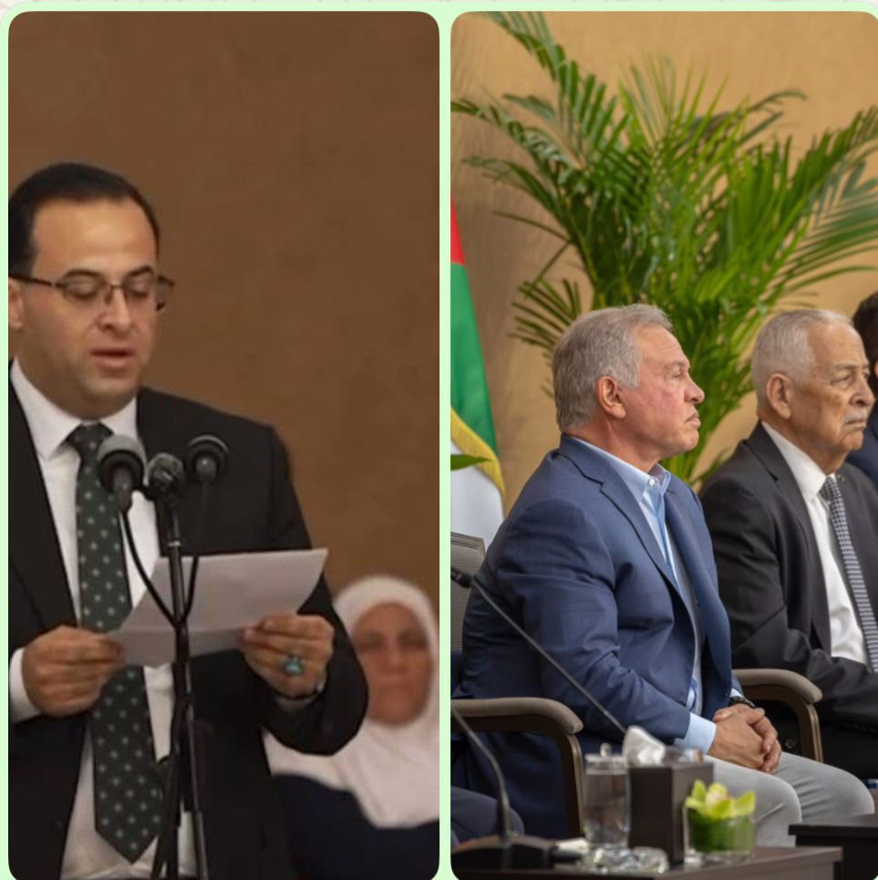المحامي حسام الخصاونه.. نص الكلمة التي ألقاها أمام صاحبَ الجلالةِ الهاشميةِ الملكِ عبداللهِ الثاني ابنِ الحسينِ المعظّمِ 