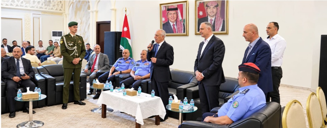 العميد نبيل المبيضين وعشيرة المبيضين يقدمون الشكر لجلالة الملك وولي عهده الامين وكل من قدم التعازي بوفاة المرحومة الحاجة الهام الصوالحة 