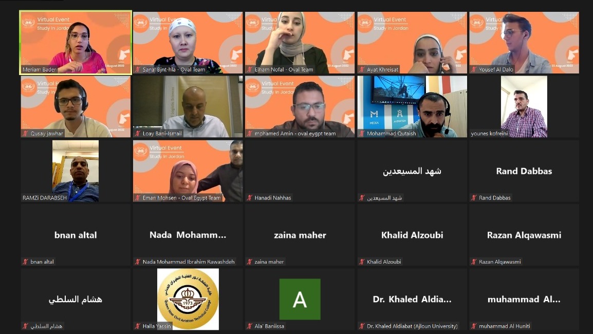 المعرض الافتراضي للدراسة في الأردن
